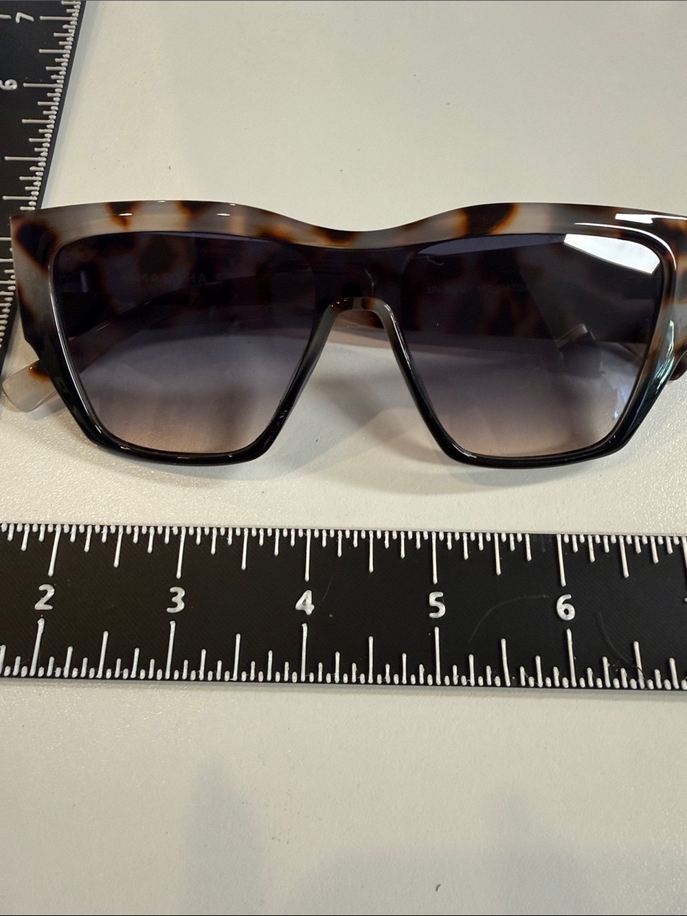 Tortoiseshell Oversized Square Women's Sunglasses - Brown Gradient